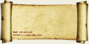 Anica Jeremić vizit kartica